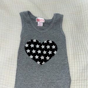 Tank top with heart